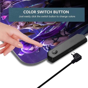 מותאם אישית זוהר Led מורחב XXL RGB עכבר מחצלת החלקה USB גומי בסיס מחשב משטח מקלדת מחצלת LED RGB משטח עכבר - Product Image 4
