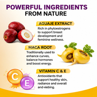 Gummies de Maca et Aguaje en gros OEM/ODM pour l'amélioration des hanches, des fesses et des seins chez la femme – Complément Herbal en Gummies, 30 unités