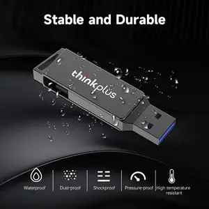 Thinkplus MU251 100% orijinal büyük marka USB3.1flash diski 16GB/32GB/64GB/128GB/256GB usb flash sürücü