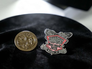 共济会金属徽章 镀金 UV 印花定制礼品 传统设计 制造商批发 - Product Image 5