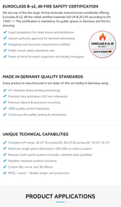 Fabriqué en Allemagne, Lentiprint 30x30cm, impression personnalisée de cadeau lenticulaire, image lenticulaire de loup - Product Image 5