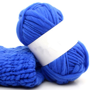 Pelote de fil de 50g 3NM/1acrylique coloré filé à gros grains pour pull, <span class=keywords><strong>tapis</strong></span>, tricot à la main, fil de cachemire - Product Image 4