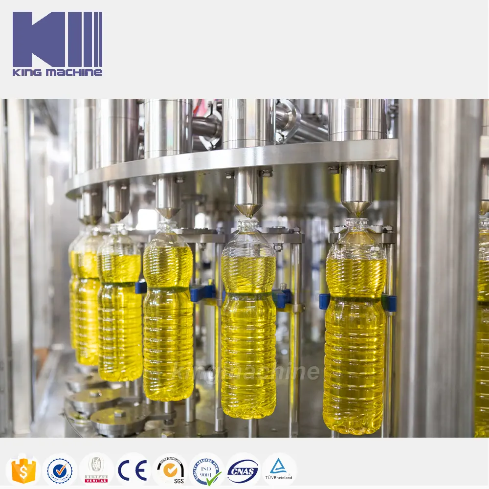 Ende-zu-Ende-Lösung Olivenöl-Flaschenfüllmaschine mit vollautomatischer Anlage