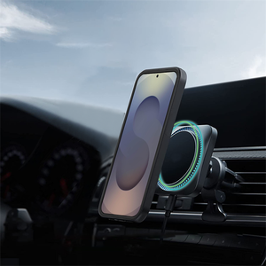 Coque de téléphone transparente magnétique à chargement sans fil avec protection 360° pour Samsung Galaxy S26 Ultra S26+ S26 S25 <span class=keywords><strong>FE</strong></span> A17 A07 - Product Image 4