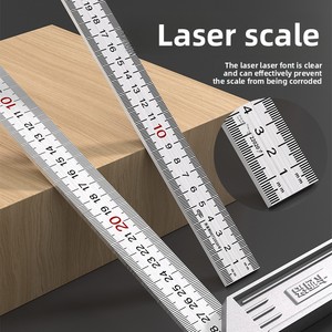 Righello Angolare a L in Acciaio Inossidabile da 13mm con Base Larga, Spessore 1.2mm, per Falegnameria, Angolo Retto a 90 Gradi, in Lega di Zinco - Product Image 3