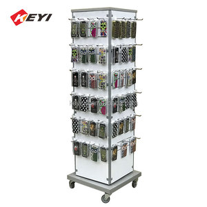 Expositor Giratorio de 4 Lados para Fundas de Celulares, Soporte para Exhibición de <span class=keywords><strong>Accesorios</strong></span> de Telefonía Móvil Personalizado de Fábrica - Product Image 1