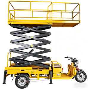 Plateforme Aérienne à Trois Roues 4m 500kg pour l'Entretien des Parcs d'Attractions - Vente Directe Fabricant - Product Image 6