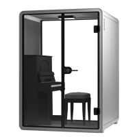 Pods de bureau insonorisés Salle insonorisée durable et facile à installer avec aluminium aérospatial pour bureau de diffusion en direct d'étude silencieuse