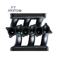 Collecteur d'admission en aluminium billette noir pour GT-R 2008+ 3.8L V6 GTR R35 VR38DETT VR38 3.8 TWIN TURBO
