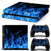 Skull Design PVC Skin Sticker für PS4 Slim Console und Controller Aufkleber für ps4 Slim Skin Sticker Control für ps4 Gebraucht
