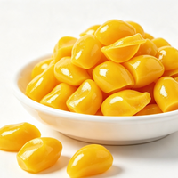 BESTAR Snacks décontractés Confiserie Bonbons gélifiés à la mangue pelables, bonbons mous infusés au vrai jus, friandises à mâcher en forme de fruits 3D pour enfants