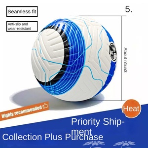 ลูกฟุต<span class=keywords><strong>บอล</strong></span>คุณภาพสูง ขนาด 5 ผลิตจากหนัง PU ไร้รอยต่อ ด้วยกระบวนการเชื่อมด้วยความร้อน สำหรับการเล่นกีฬา - Product Image 3