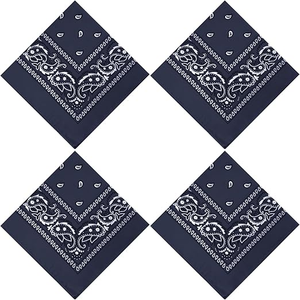 Paisley Bandana Novelty <b>Headband</b> Square Scarf Cowboy Bandanas for Halloween Party Costume - Product Image 2