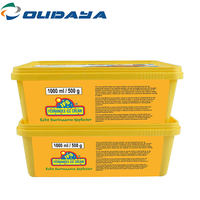 Fabricante al por mayor, Eco, contenedores de margaritas de mantequilla personalizados, caja de plástico para helados con temple proof