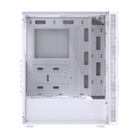 Caja de PC Lovingcool con Panel Lateral de Vidrio y Malla Frontal, Compatible con Placas Base Anchas ATX, MATX, ITX, Preparada para Sistemas con Refrigeración Líquida de 240 mm para Constructores de Sistemas