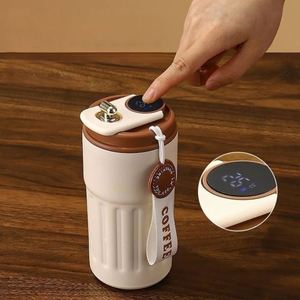 Smart Vacuum Flask 316 Stainless Steel Led Temperature Display <b>Tea</b> <b>Infuser</b> Portable Gift Set Thermal Coffee Mug - Product Image 2