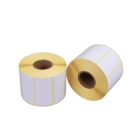 Jinya Imprimante d'étiquettes personnalisées Livraison gratuite à bas prix Rouleau d'autocollants en PVC semi-brillant pour l'emballage Machine d'impression de merci sur papier