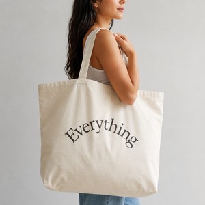 Washable <b>Canvas</b> Grocery <b>Bag</b> Reusable Heavy Duty Shopping Tote <b>Bag</b> Double Handle Large Capacity Cotton <b>Bag</b> for Supermarket Market - Product Image 1