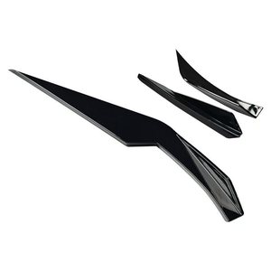 Kit de 4 canards BMW G80 M3 en ABS noir brillant, lèvre de séparateur avant, 2020-2025 - Product Image 5