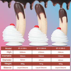 Jouets sexuels pour adultes en gros : Dildo en silicone souple en forme de <span class=keywords><strong>banane</strong></span> pour stimulation du point G féminin - Product Image 2