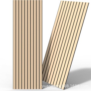 Panneau acoustique en <span class=keywords><strong>laine</strong></span> <span class=keywords><strong>de</strong></span> <span class=keywords><strong>bois</strong></span> perforée, sans formaldéhyde, directement <span class=keywords><strong>de</strong></span> l'usine, pour l'absorption acoustique des grands projets commerciaux et d'ingénierie - Product Image 2