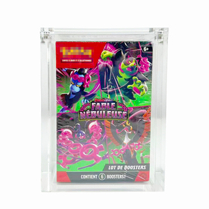 Boîtier d'Exposition en Acrylique pour Bundle de 6 Boosters <span class=keywords><strong>Pokémon</strong></span> Boîte Anglaise Boîtier Acrylique pour Booster <span class=keywords><strong>Pokémon</strong></span> - Product Image 1