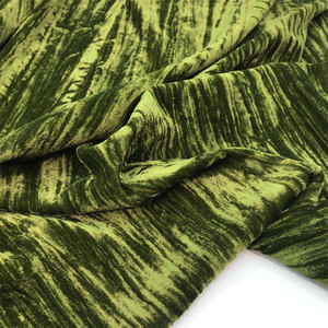 नए उत्पाद गैर-लोचदार 95% पॉलिएस्टर 5% स्पैन्डेक्स 230 ग्राम मखमली खिंचाव कपड़ों के लिए प्लीटेड मखमली कपड़े - Product Image 5