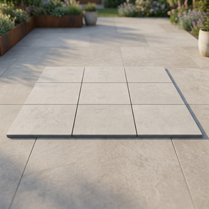 60x90cm 20mm Thick Porcelain Outdoor Pavers Hammer <b>Stone</b> Beige Heavy Duty Floor Ceramic Tiles R11 Matt Anti-Slip Garden <b>Paving</b> - Product Image 1