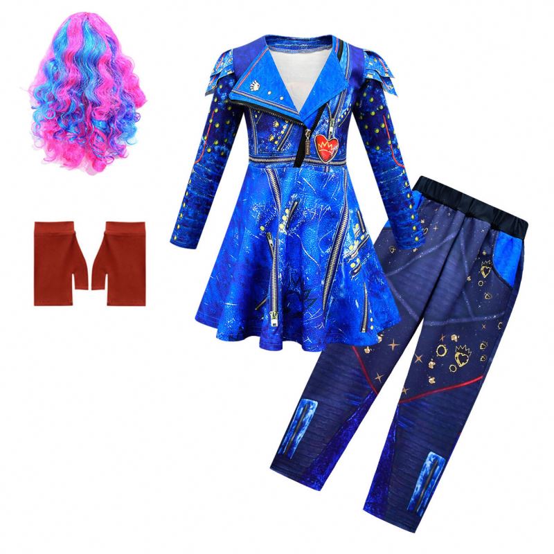 Evie Dress Descendants 2 - Popular Halloween Costumes