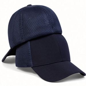 Casquette de baseball pour homme de haute qualité, respirante, en maille, à 6 panneaux, à dos fermé, réglable, pour l'été - Product Image 3