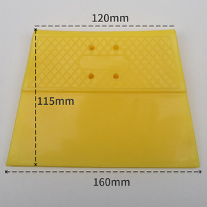 Yichen Double Layer Yellow <b>Plastic</b> Scraper 115mm Flat Blade For Wallpaper <b>Putty</b> Baking Decoration DIY - Product Image 5