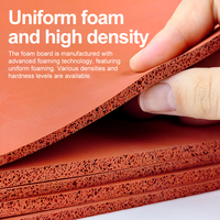 Feuille de mousse de silicone résistante aux hautes températures, feuille d'éponge de silicone industrielle pour l'étanchéité, l'absorption des chocs et l'isolation thermique