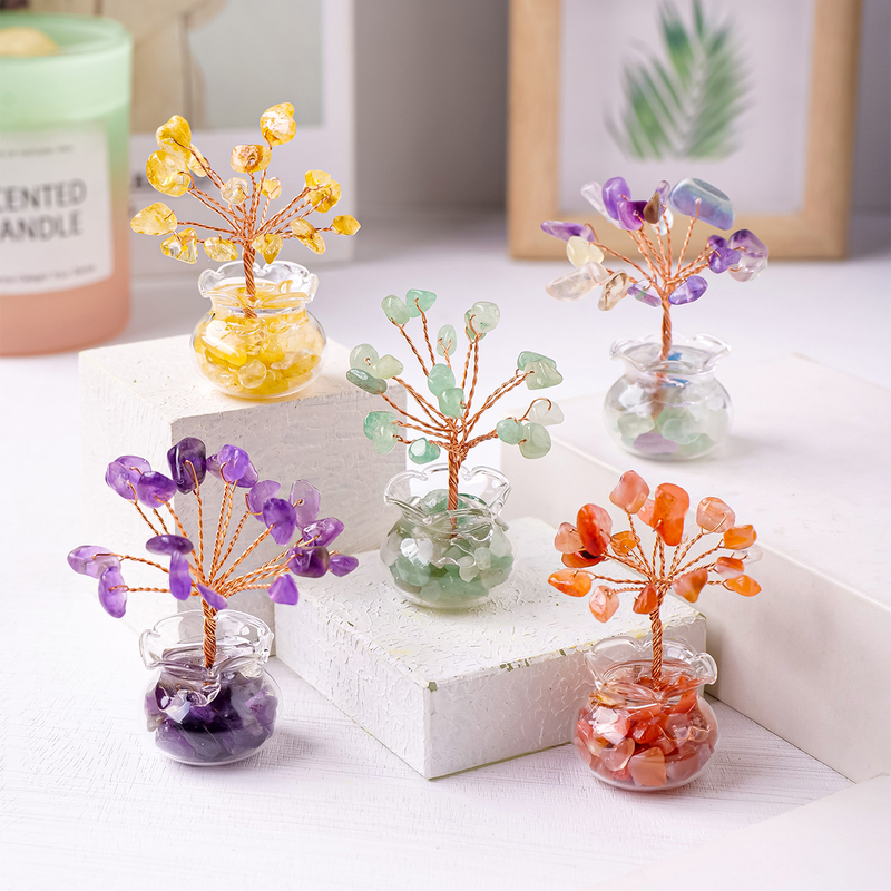 Wholesale Natural Crushed Crystal Tree Reiki