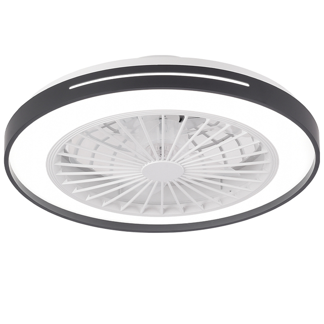 XD163 New Smart DC Motor LED Ceiling Fan with Light Modern Design Remote Control 8 Blades Dimmable RGB for Bedroom
