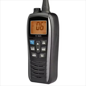 IC-M25 VHF <span class=keywords><strong>Radio</strong></span> Portátil Marina Bidireccional de Mano, Walkie Talkie de 5W, Intercomunicador de Emergencia con Micrófono Largo, <span class=keywords><strong>Radio</strong></span> Inalámbrica DMR - Product Image 3