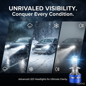 S21 Nuevas Luces LED para Auto de Alta Potencia de 200W y 50000LM, Bombillas LED para Faros Delanteros de Auto H1 H4 H11 9005 9006 9012 Canbus H7 - Product Image 5