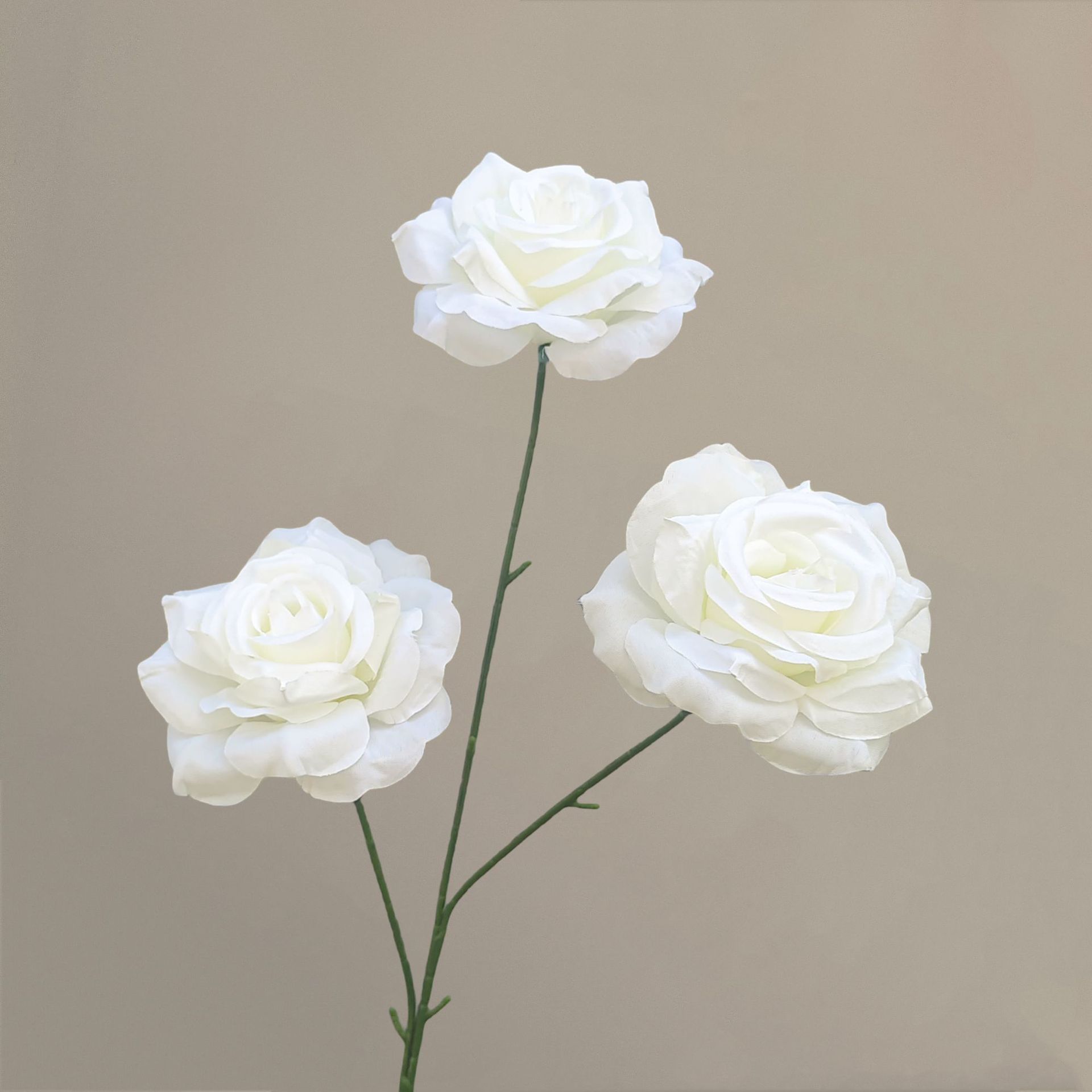 Diamants à 3 têtes [sans feuilles] rose blanc