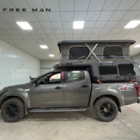 Caravane de camping haut de gamme moderne tout-terrain avec toilettes pour Jiangxi Isuzu D-MAX