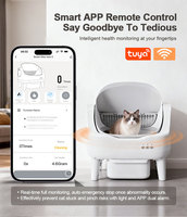 Poubelle intelligente 9L à commande par application, ultra-silencieuse 43 dB, capteurs de sécurité anti-pincement, espace interne 30L, nettoyage facile, pour chat