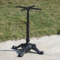Pieds de table en fer forgé de qualité garantie à bas prix pour centre de bureau