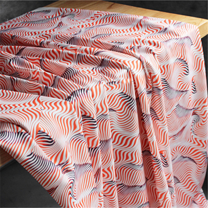 Tốt Drapery Thời Trang Zebra Sọc Vải Neoprene In Cho Trang Phục - Product Image 2
