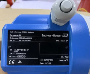 Endress+Hauser Prosonic M FMU40 Ultraschall-Füllstandsensor FMU40-ARB2A2 4-20mA HART ATEX-zertifiziert mit PVDF-beschichteten Teilen für - Product Image 5