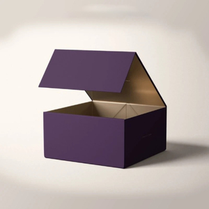 Customized Luxury <b>Foldable</b> Magnetic Gift <b>Box</b> Corrugated Paper Packaging UV Advantage Sponge Liner Type Foil Logo Printed - Product Image 3