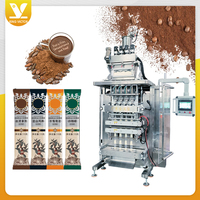 Machine d'emballage automatique multi-voies 3 en 1 pour sachets de poudre de café