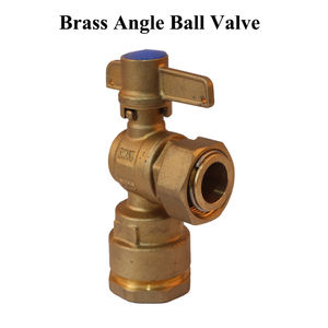 Vanne à boisseau sphérique angulaire en laiton Yod, service d'usinage CNC de précision manuel OEM, 90 degrés NPT BSPP, sans plomb, pour ligne d'alimentation en eau - Product Image 2