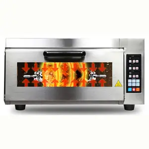 Stainless steel pizza oven snack machine stone pizza oven