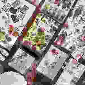 Kit de Pegatinas Florales Vintage de 265 Piezas, Juego de Decoración Retro para Álbumes de Recortes y Diarios, Ideal para Manualidades y Regalos - Product Image 5