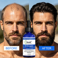Sérum Anti-Chute en Gros 60ml avec 2% Kopyrrol, Gingembre, Centella et Biotine Zinc PCA pour la Réparation des Cheveux Abîmés et la Densité Capillaire