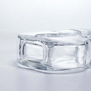 Elegante Botella de Vidrio de Borosilicato Transparente de 750 ml para Whisky, <span class=keywords><strong>Ron</strong></span>, Brandy, Vino, <span class=keywords><strong>con</strong></span> Tapa de Corcho, Personalizable - Product Image 4