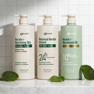 Champú Gocare Keratin Silky Shining, Champú Anti-Rotura, Fortalecedor del Cabello, Suavizante para Cabello <span class=keywords><strong>Seco</strong></span> y Débil - Product Image 5